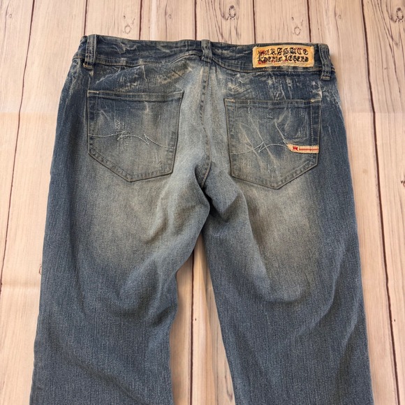 Parasuco Denim Legend Flare Jeans Blue Medium Wash Low Rise Made in Canada 31x31 - Picture 11 of 13